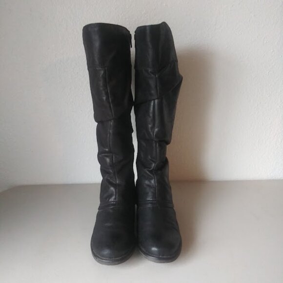 Bare Traps Sheridan women's size 8W black knee high boots - Picture 2 of 11